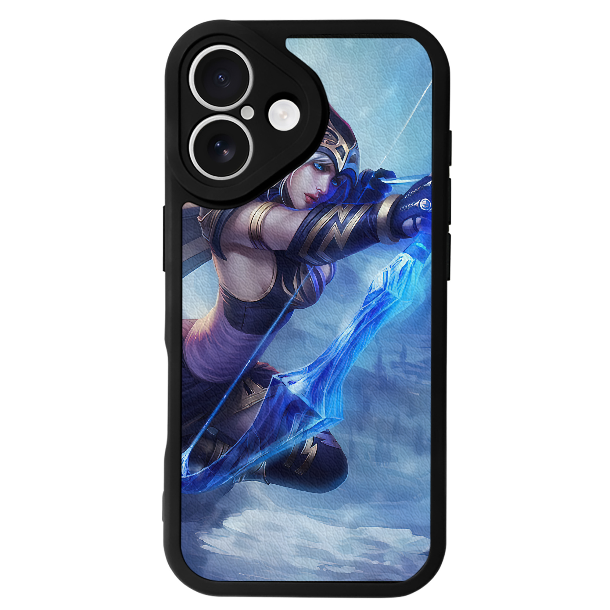 （画像用） リーグ・オブ・レジェンド League of Legends LOL 【iPhone 16シリーズ対応】シリコンスマホケース（レザー調） 材質：シリコン